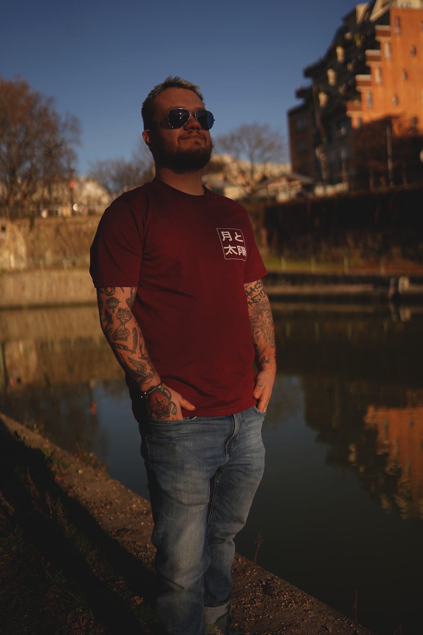 T-shirt LIFE Bordeaux by Mogest