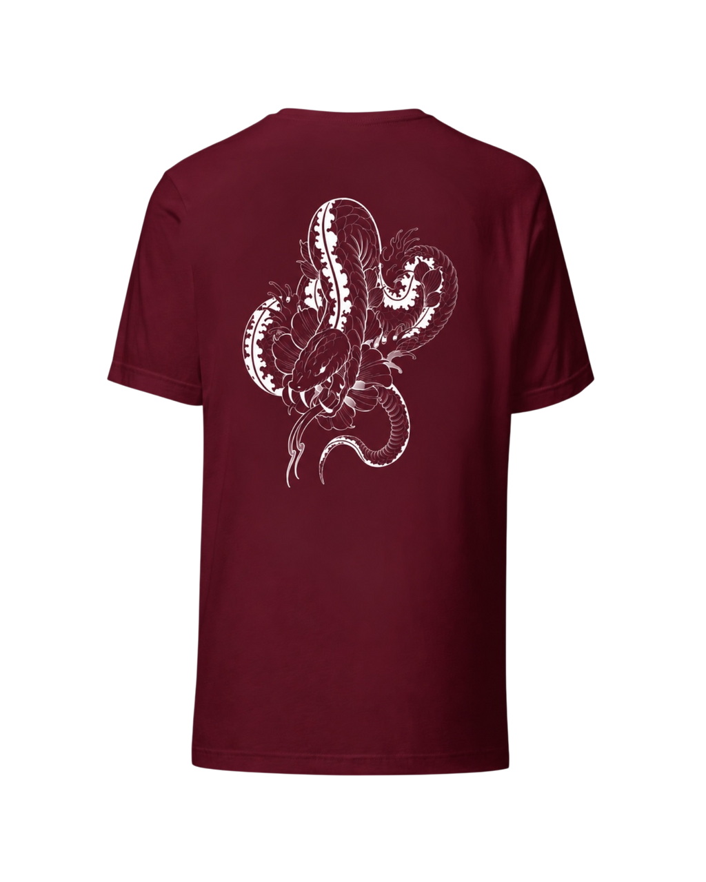 T-shirt HEBI Bordeaux by Flonizuka