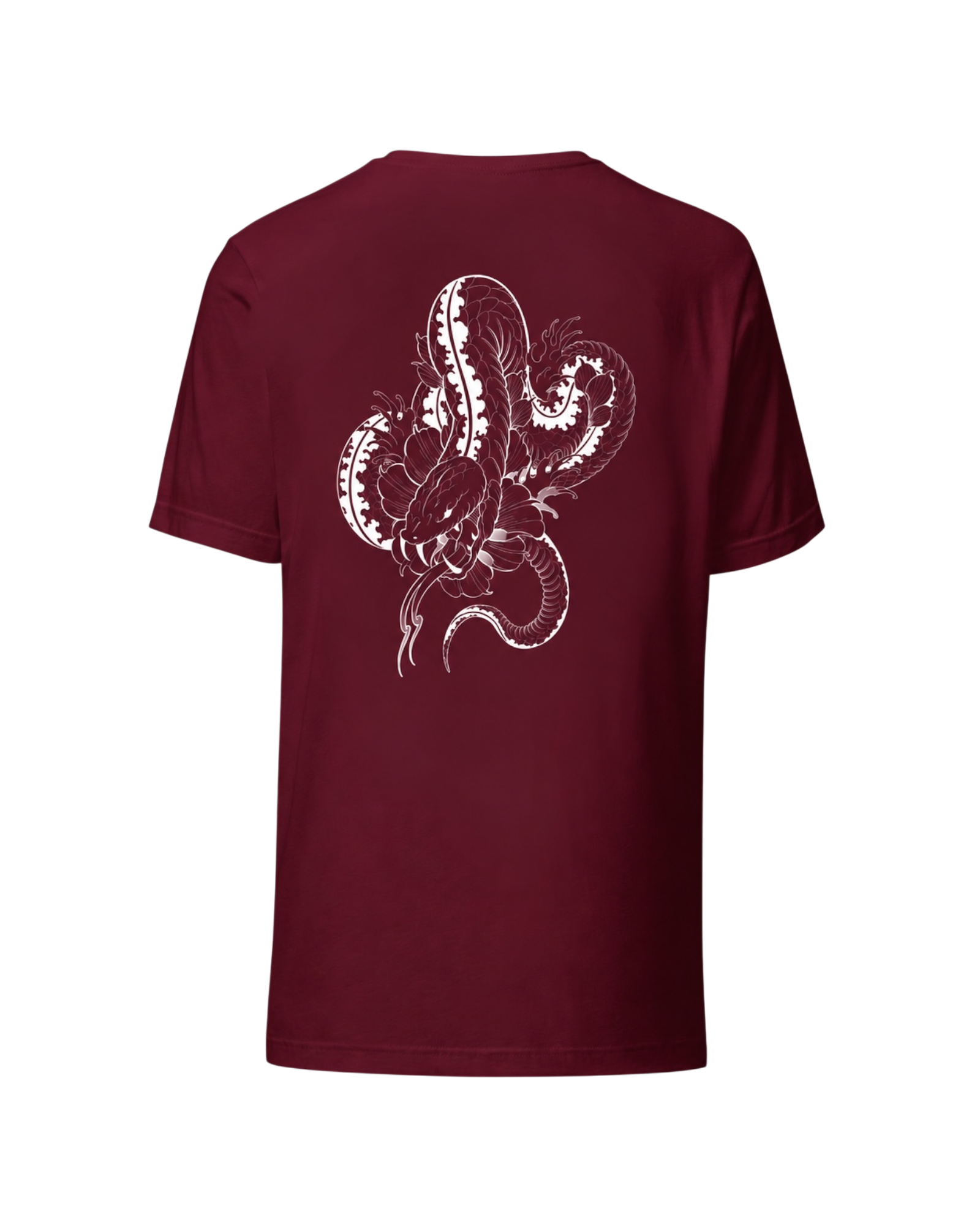 T-shirt HEBI Bordeaux by Flonizuka