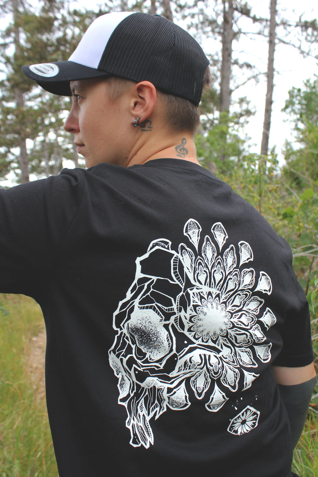 T-Shirt GOOD VIBES by Kev Bear Tattoo