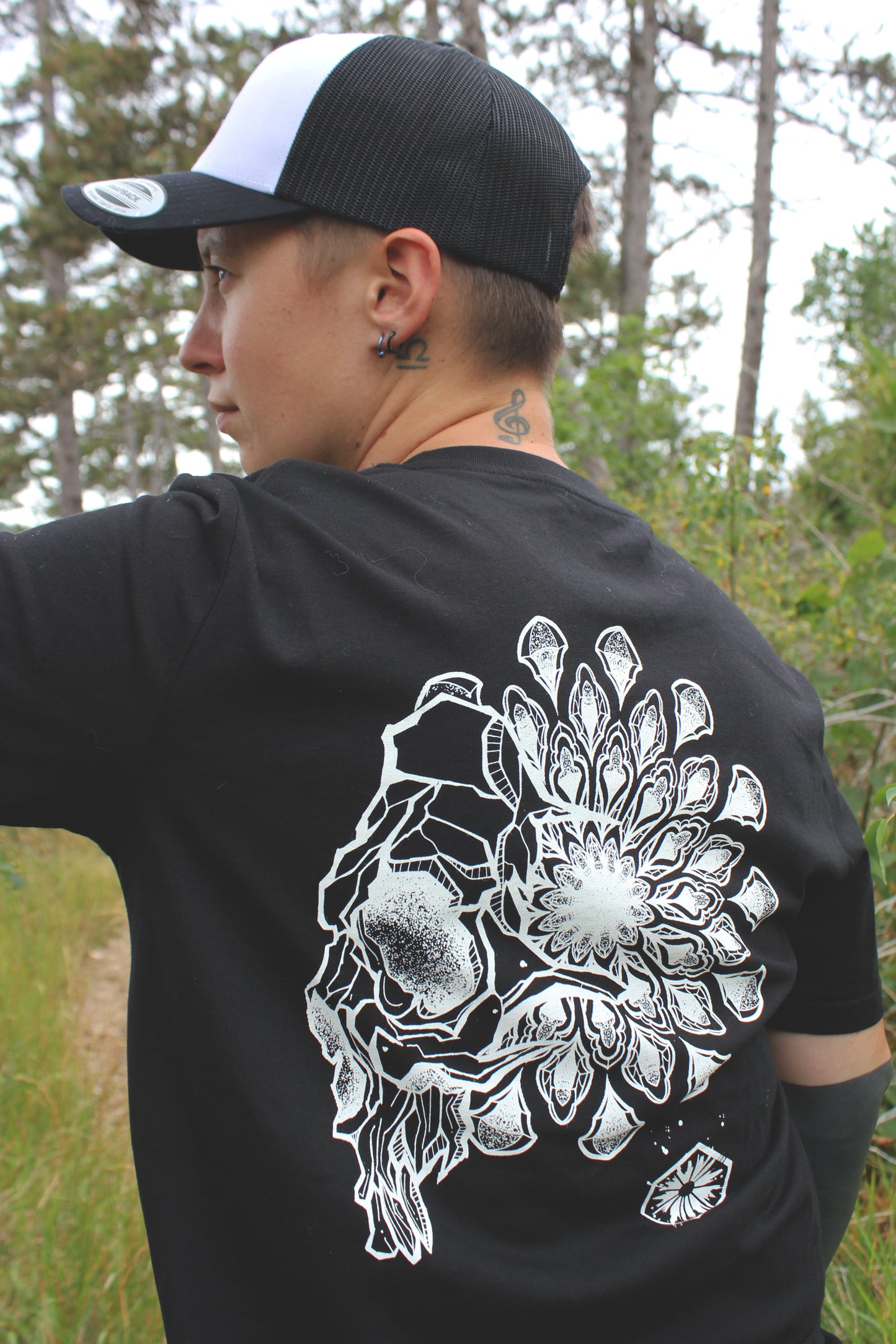 T-Shirt GOOD VIBES by Kev Bear Tattoo